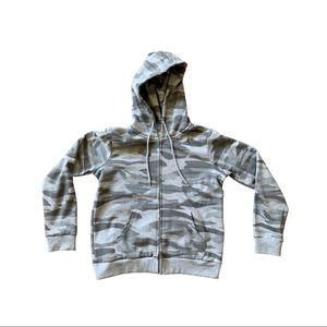 CAMO ZIP UP HOODIE